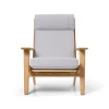 Carl Hansen & Søn CH291 loungestol, eg olie af Hans J. Wegner> Loungestole|Lænestole