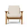 Carl Hansen & Søn CH290 loungestol, eg olie af Hans J. Wegner> Loungestole|Lænestole