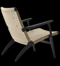 Carl Hansen & Søn CH25 Loungestol, valnød olie af Hans J. Wegner><noscript><img width=