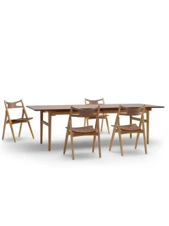 Carl Hansen & Søn CH327 Spisebord Teak Mix, 190 cm fra><noscript><img width=