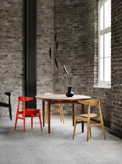 Carl Hansen & Søn CH338 Spisebord, Teak Mix Special Edition inkl. 1 tillægsplade fra><noscript><img width=