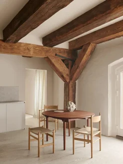 Carl Hansen & Søn CH338 Spisebord, Teak Mix Special Edition inkl. 1 tillægsplade fra><noscript><img width=