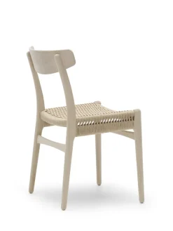 Carl Hansen & Søn CH23 Spisestol, eg hvidolie af Hans J. Wegner><noscript><img width=