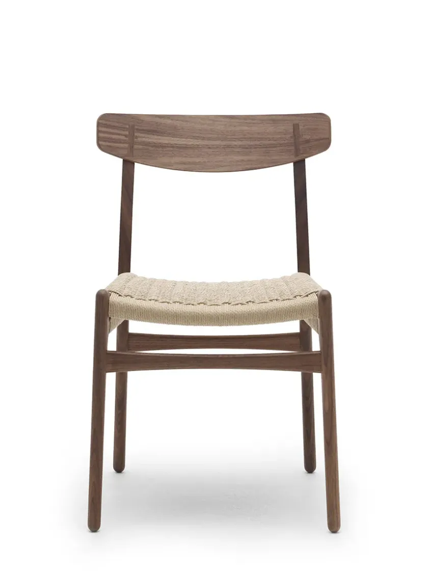 Carl Hansen & Søn CH23 Spisestol, eg hvidolie af Hans J. Wegner> Spisebordsstole