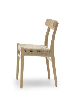 Carl Hansen & Søn CH23 Spisestol, sort eg af Hans J. Wegner><noscript><img width=