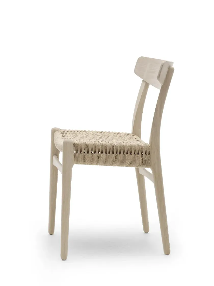 Carl Hansen & Søn CH23 Spisestol, sort eg af Hans J. Wegner> Spisebordsstole