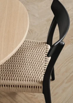 Carl Hansen & Søn CH23 Spisestol, sort eg af Hans J. Wegner><noscript><img width=