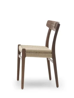 Carl Hansen & Søn CH23 Spisestol, sort eg af Hans J. Wegner><noscript><img width=