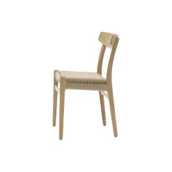 Carl Hansen & Søn CH23 Spisestol, sort eg af Hans J. Wegner><noscript><img width=