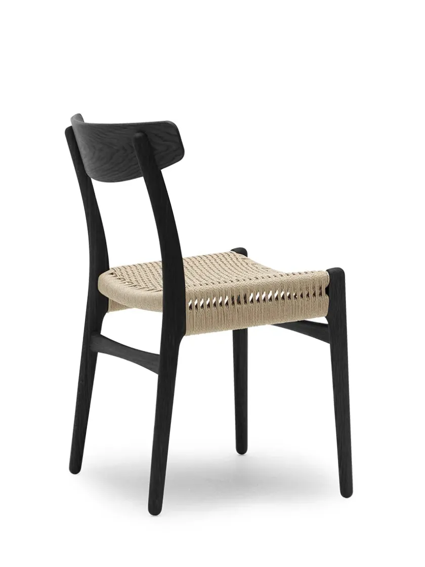 Carl Hansen & Søn CH23 Spisestol, sort eg af Hans J. Wegner> Spisebordsstole