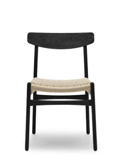 Carl Hansen & Søn CH23 Spisestol, valnød olie af Hans J. Wegner><noscript><img width=