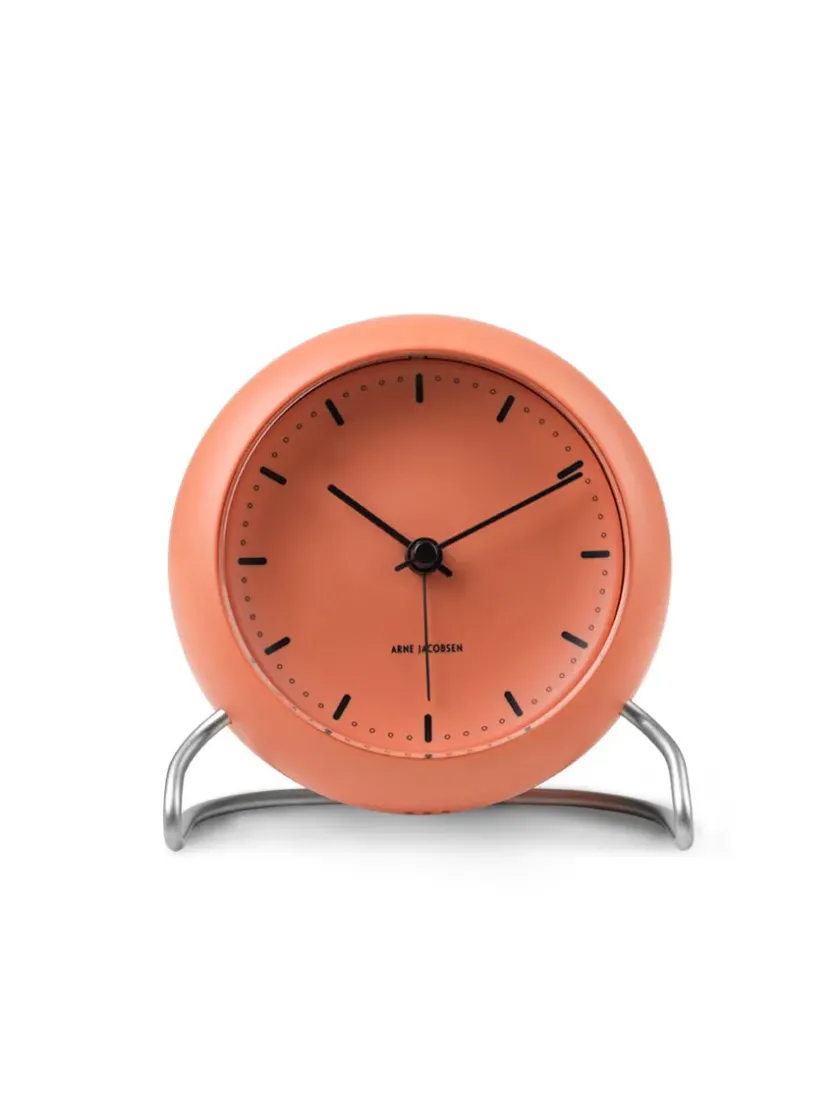 Arne Jacobsen Clocks City Hall Bordur, pale orange af Arne Jacobsen> Gaver Til Ham