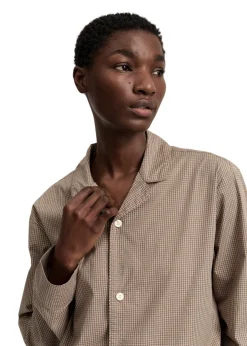 Aiayu Classic Pyjamas Check – Mix Fossil fra><noscript><img width=