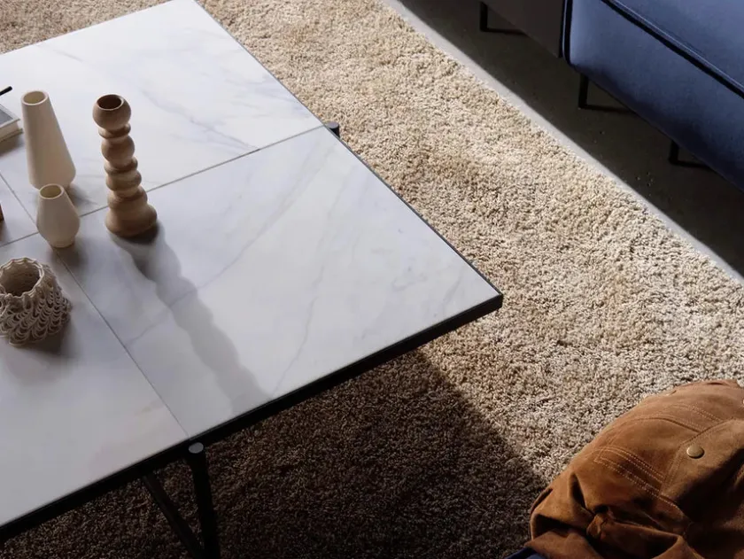 Handvärk Coffee Table 90, sort marmor fra HANDVÄRK> Sofaborde