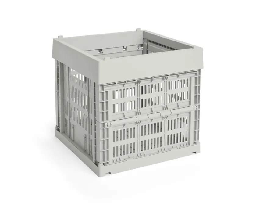 HAY Colour Crate Cube, Charcoal fra>Børn Gaver Til Ham|Opbevaring På Børneværelset