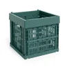 HAY Colour Crate Cube, Dark green fra>Børn Gaver Til Ham|Opbevaring På Børneværelset