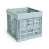 HAY Colour Crate Cube, Dusty blue fra>Børn Gaver Til Ham|Opbevaring På Børneværelset