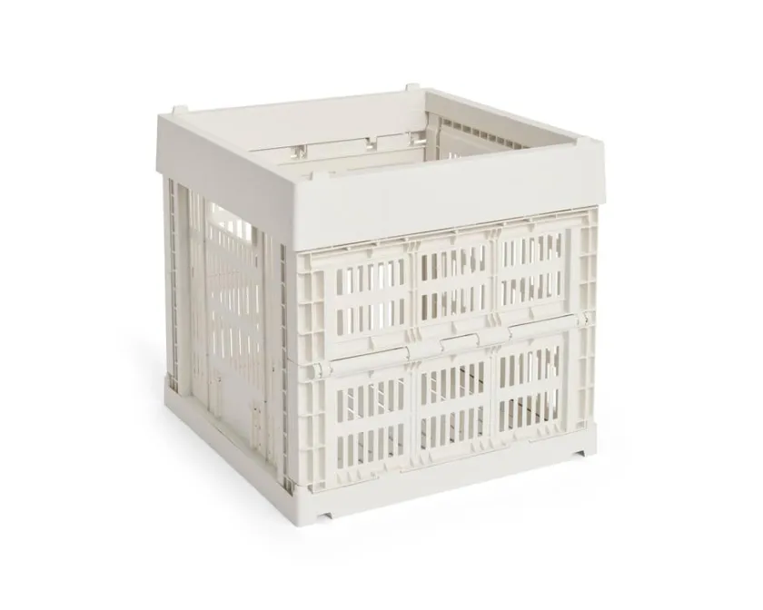 HAY Colour Crate Cube, Dusty blue fra>Børn Gaver Til Ham|Opbevaring På Børneværelset