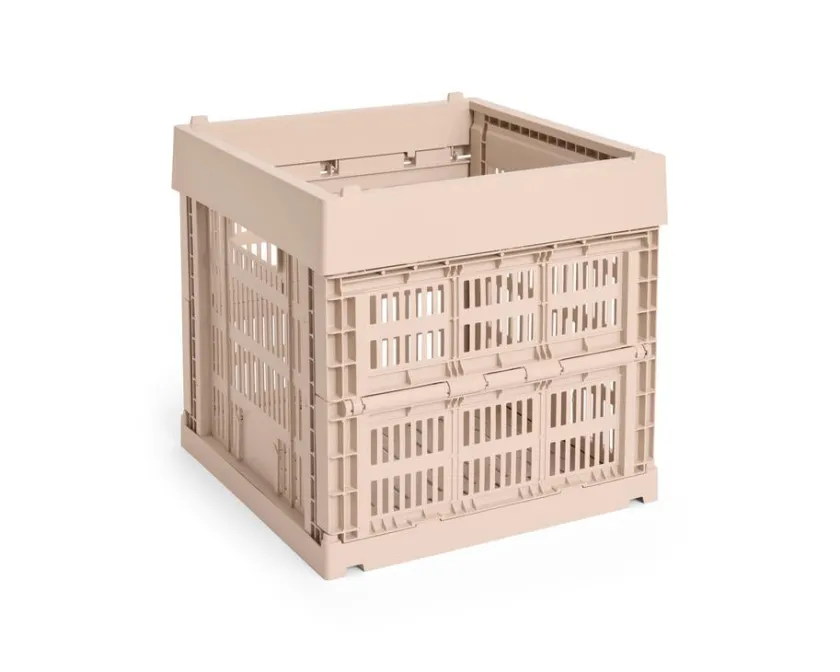 HAY Colour Crate Cube, Dusty blue fra>Børn Gaver Til Ham|Opbevaring På Børneværelset