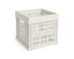 HAY Colour Crate Cube, Off white fra>Børn Opbevaring På Børneværelset|Opbevaring