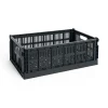 HAY Colour Crate Large, Charcoal fra>Børn Gaver Til Ham|Opbevaring På Børneværelset
