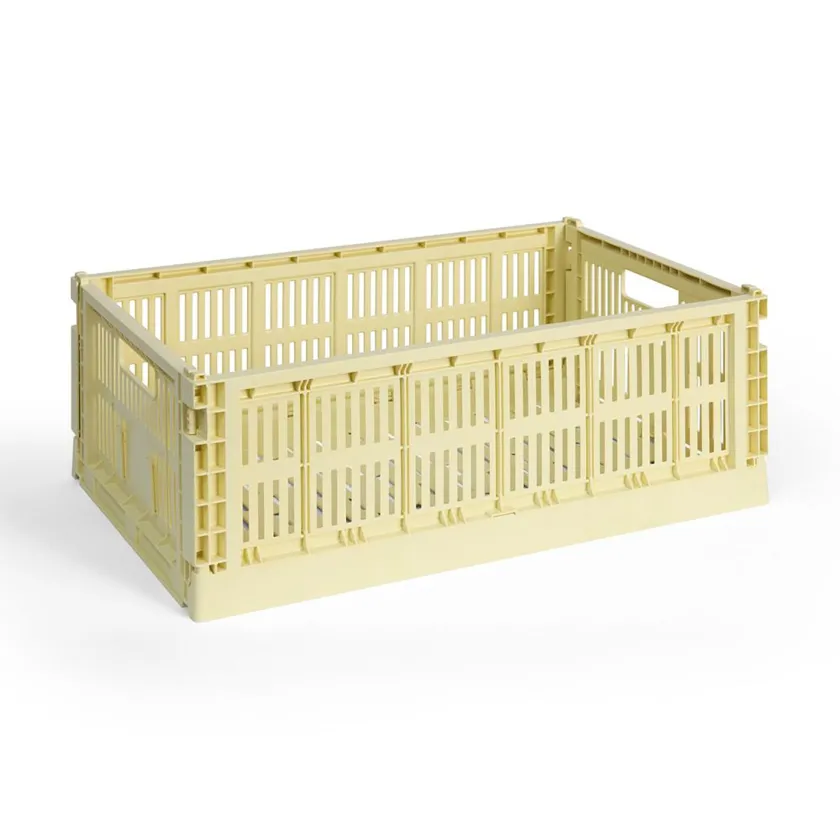 HAY Colour Crate Large, Dark green fra>Børn Opbevaring På Børneværelset|Opbevaring