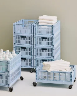 HAY Colour Crate Large, Dusty blue fra><noscript><img width=