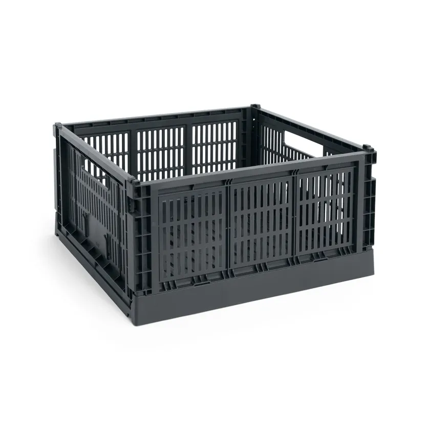 HAY Colour Crate Large Square, Bordeaux fra>Børn Gaver Til Ham|Opbevaring På Børneværelset