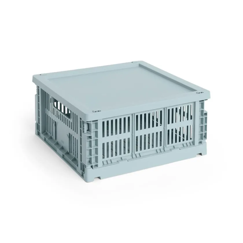 HAY Colour crate låg, Medium Square/Cube fra>Børn Opbevaring På Børneværelset|Opbevaring