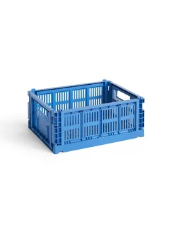 HAY Colour crate M, electric blue fra>Børn Gaver|Gaver Til Børn