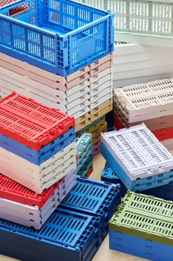 HAY Colour crate M, electric blue fra>Børn Gaver|Gaver Til Børn