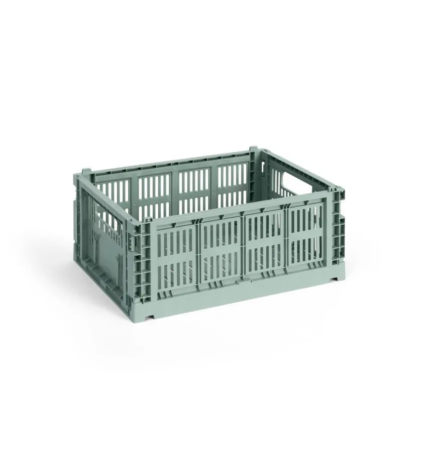 HAY Colour Crate Medium, Blush fra>Børn Opbevaring På Børneværelset|Opbevaring