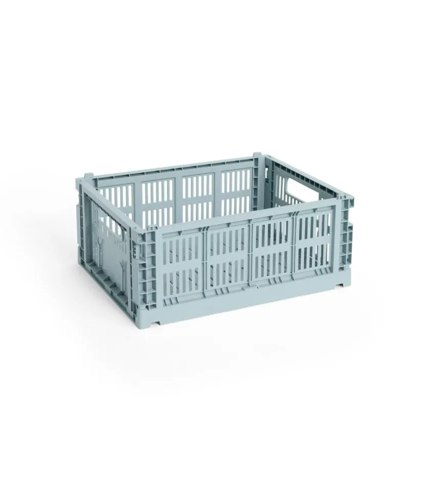 HAY Colour Crate Medium, Bordeaux fra>Børn Gaver Til Ham|Opbevaring På Børneværelset