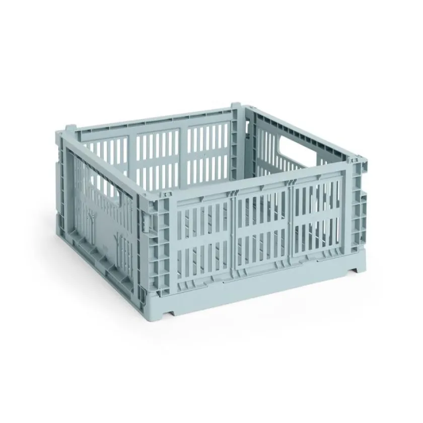HAY Colour Crate Medium Square, Lavender fra>Børn Opbevaring På Børneværelset|Opbevaring