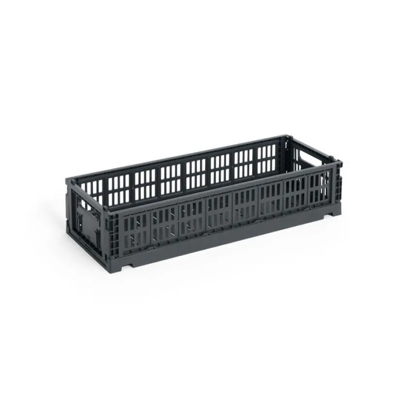 HAY Colour Crate Mini Oblong, Bordeaux fra>Børn Opbevaring På Børneværelset|Gaver