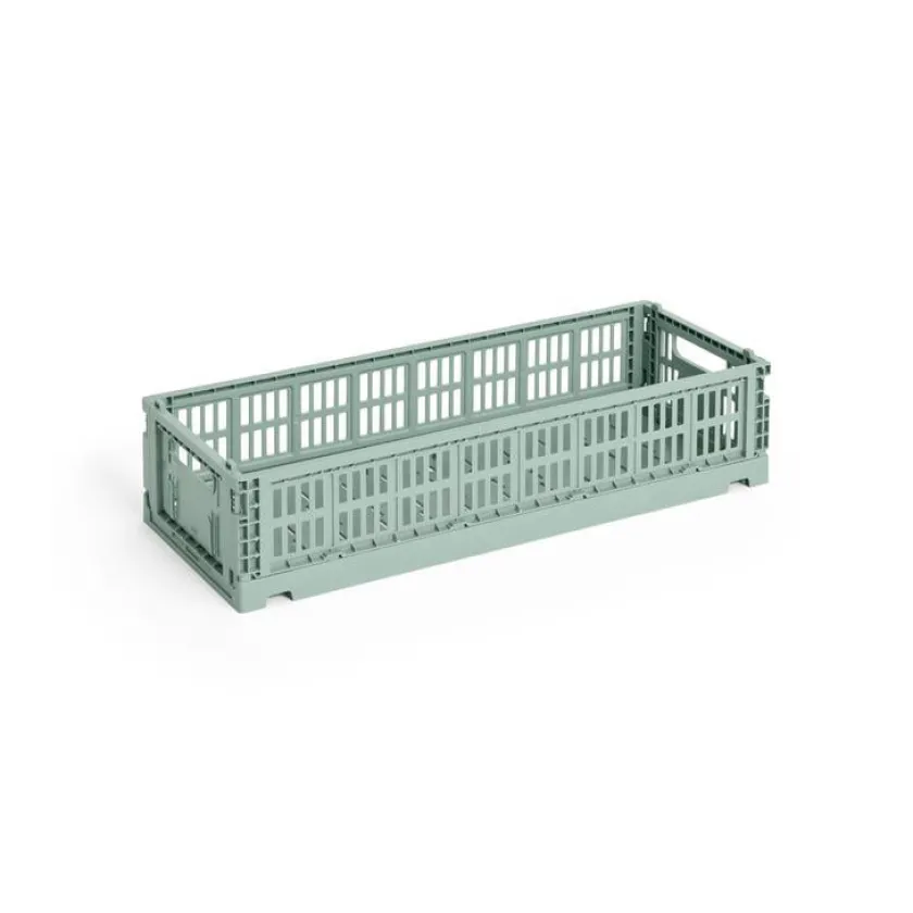 HAY Colour Crate Mini Oblong, Bordeaux fra>Børn Opbevaring På Børneværelset|Gaver