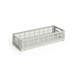 HAY Colour Crate Mini Oblong, Grey fra>Børn Gaver|Gaver Til Børn