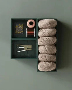 HAY Colour Crate Mini Oblong, Dark green fra>Børn Gaver|Gaver Til Børn