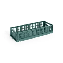 HAY Colour Crate Mini Oblong, Sage green fra><noscript><img width=