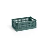 HAY Colour Crate Small, Dark green fra>Børn Opbevaring På Børneværelset|Opbevaring