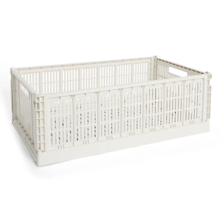 HAY Colour Crate X-Large, Charcoal fra>Børn Gaver Til Ham|Opbevaring På Børneværelset