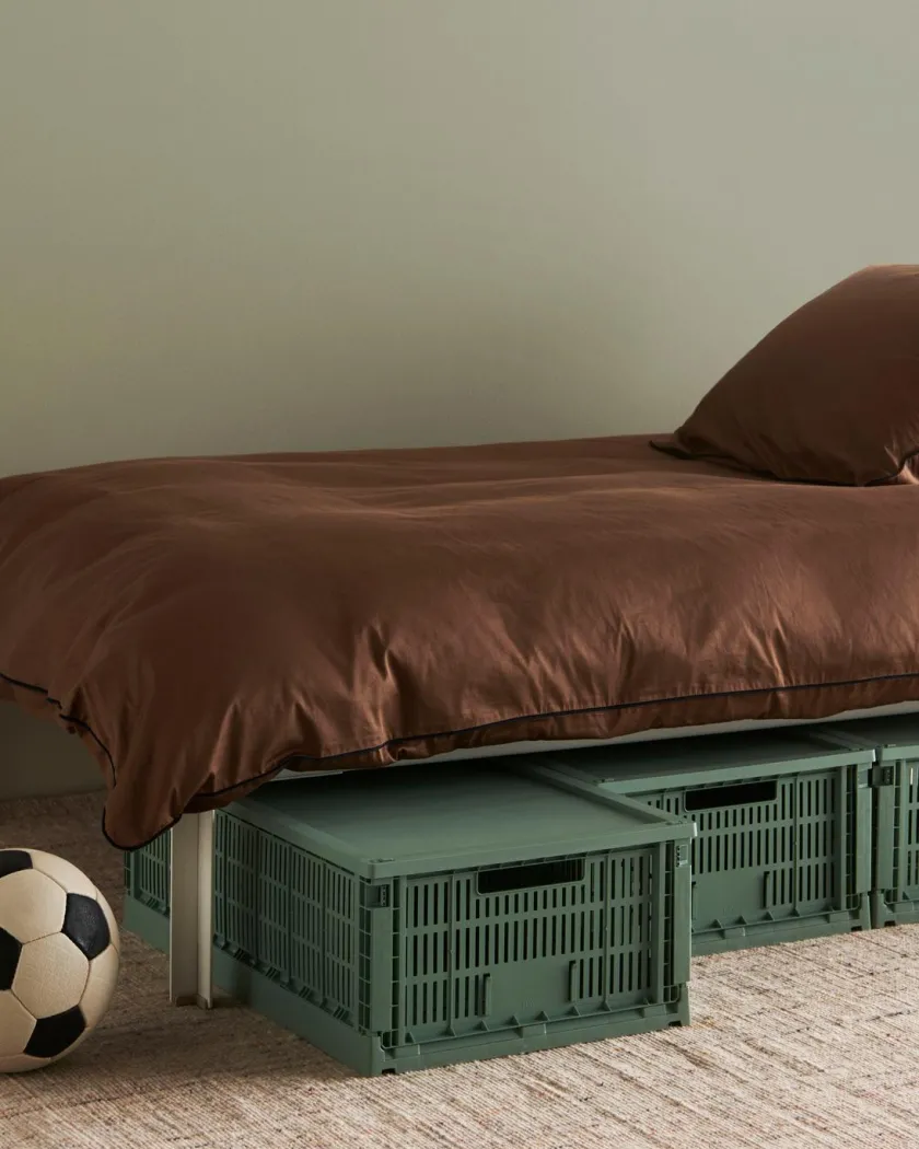 HAY Colour Crate X-Large, Sage green fra>Børn Opbevaring På Børneværelset|Opbevaring