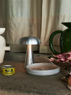 &Tradition Como Bordlampe SC53, aluminium fra> Portable Lamper|Spots