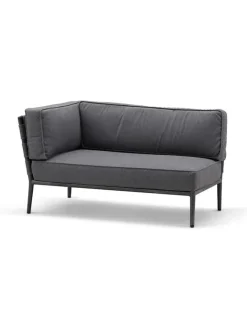 Cane-line Conic 2 pers. Modulsofa, højre inkl. hyndesæt fra><noscript><img width=