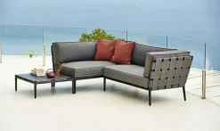 Cane-line Conic 2 pers. Modulsofa, højre inkl. hyndesæt fra><noscript><img width=