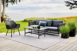 Cane-line Connect 3 personers Sofa, black/antracite fra><noscript><img width=