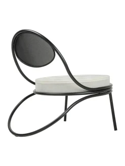 GUBI Copacabana Lounge Chair, black semi matt fra><noscript><img width=