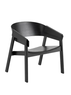 Muuto Cover Lounge Chair, black fra> Loungestole|Lænestole