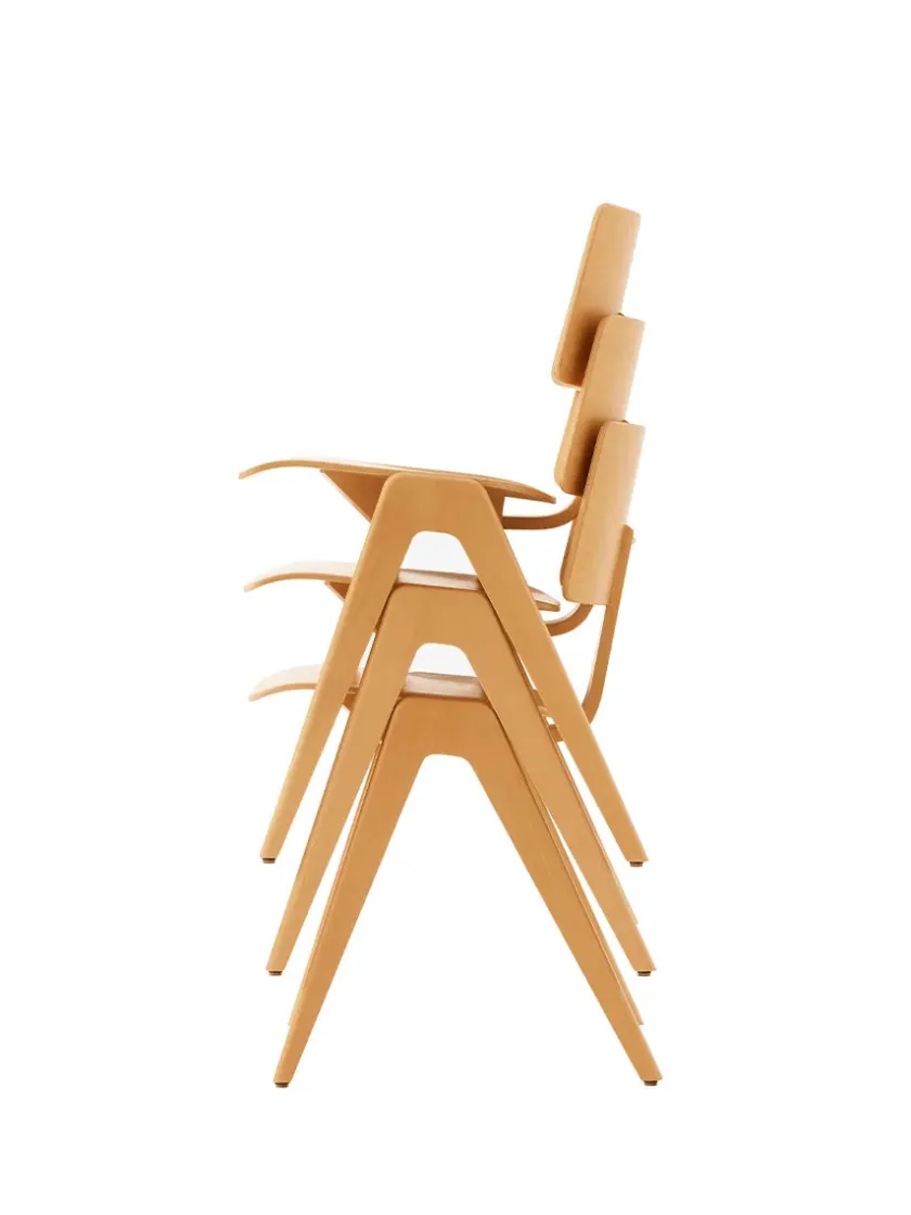 &Tradition Daystak Side Chair RD1 fra> Spisebordsstole