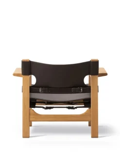 Fredericia Furniture Den Spanske Stol i cognac læder, eg lys olie af Børge Mogensen><noscript><img width=